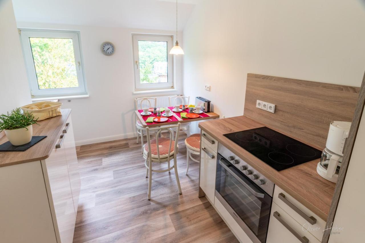 Ferienwohnung Am Waldrand Bad Laasphe Exteriör bild