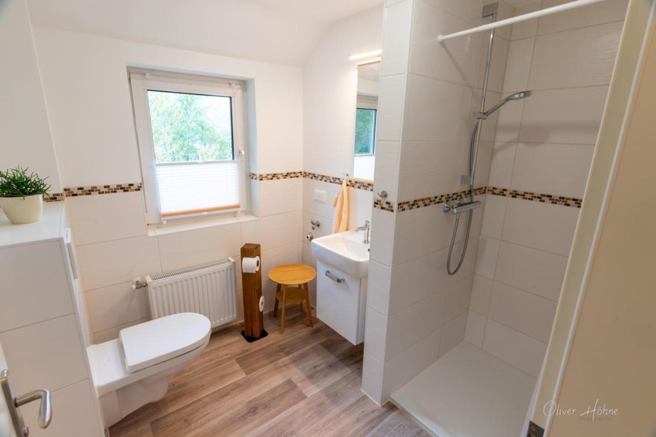 Ferienwohnung Am Waldrand Bad Laasphe Exteriör bild