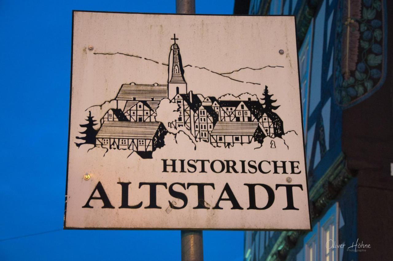 Ferienwohnung Am Waldrand Bad Laasphe Exteriör bild