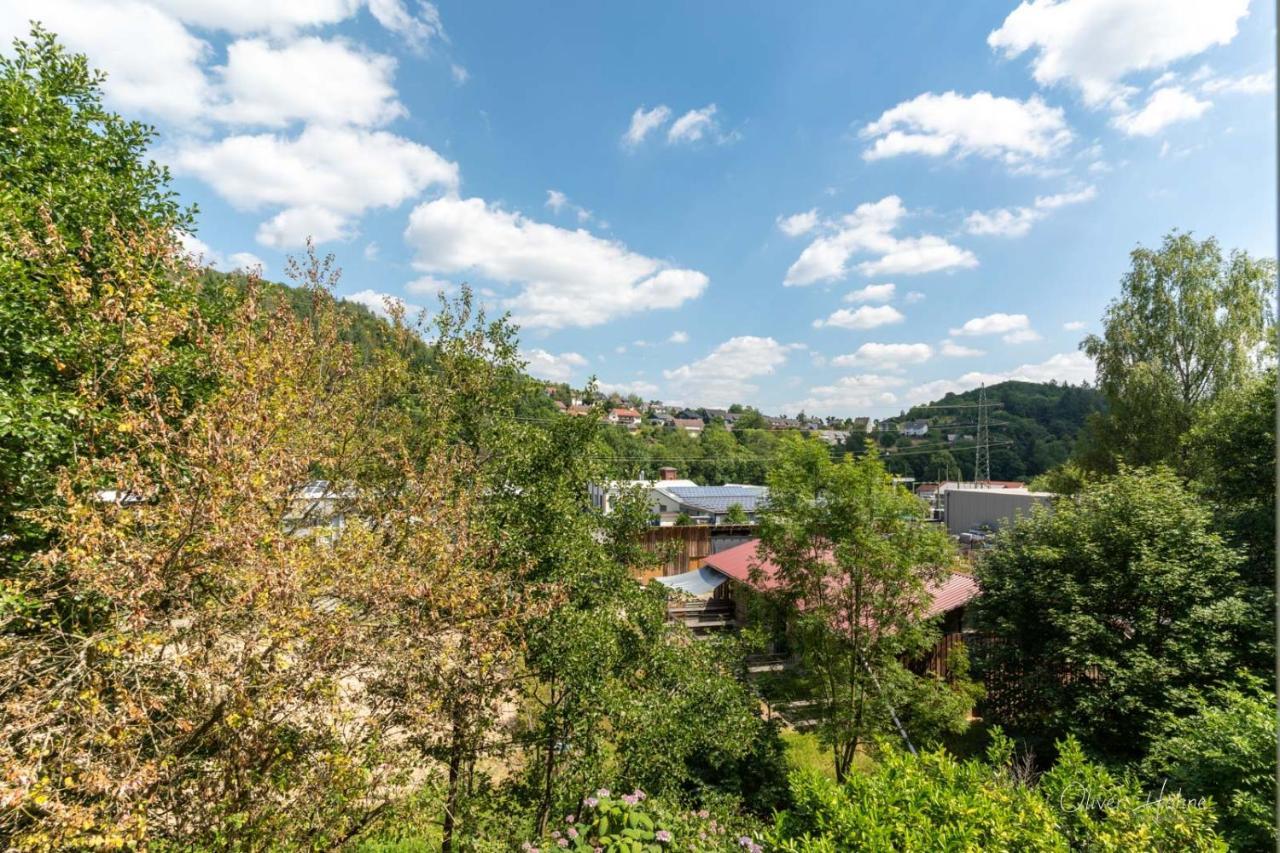 Ferienwohnung Am Waldrand Bad Laasphe Exteriör bild